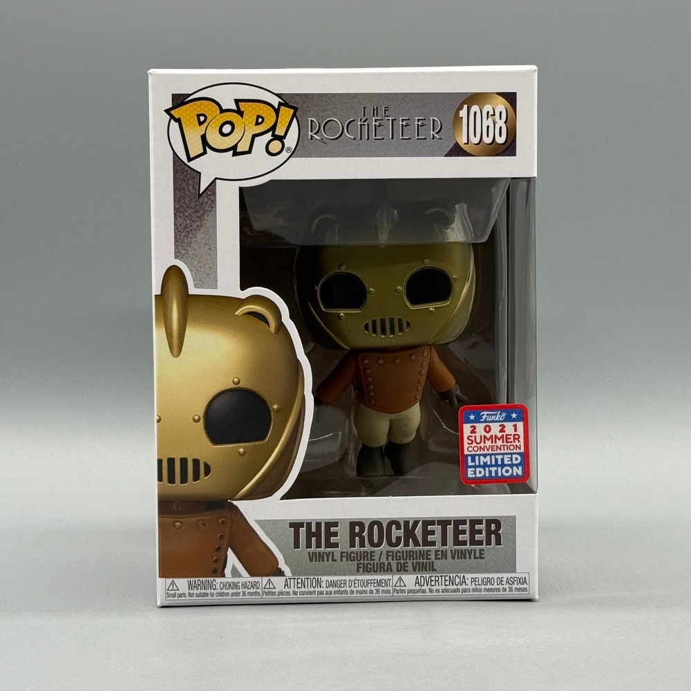 Funko Pop! Disney #1068 The Rocketeer 2021 SDCC Exclusive w/ Protector *Vaulted*